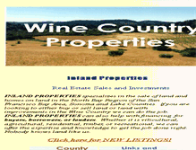 Tablet Screenshot of inlandproperties.com
